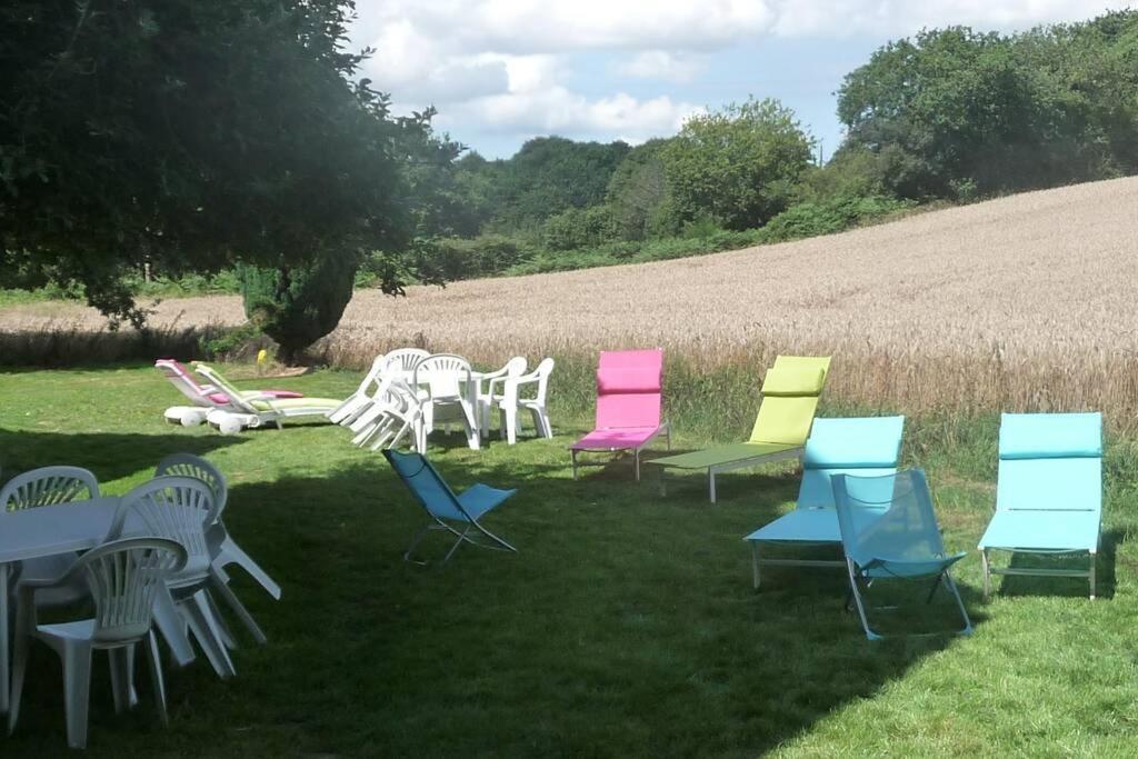 16Bis 1Ch, 2-4Pers, Jardin Les Gites Bigoudens Ploneour-Lanvern Exterior photo